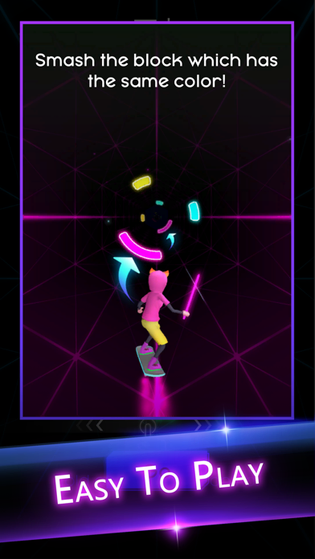 赛博朋克滑板少年 | Cyber Surfer 截图 1